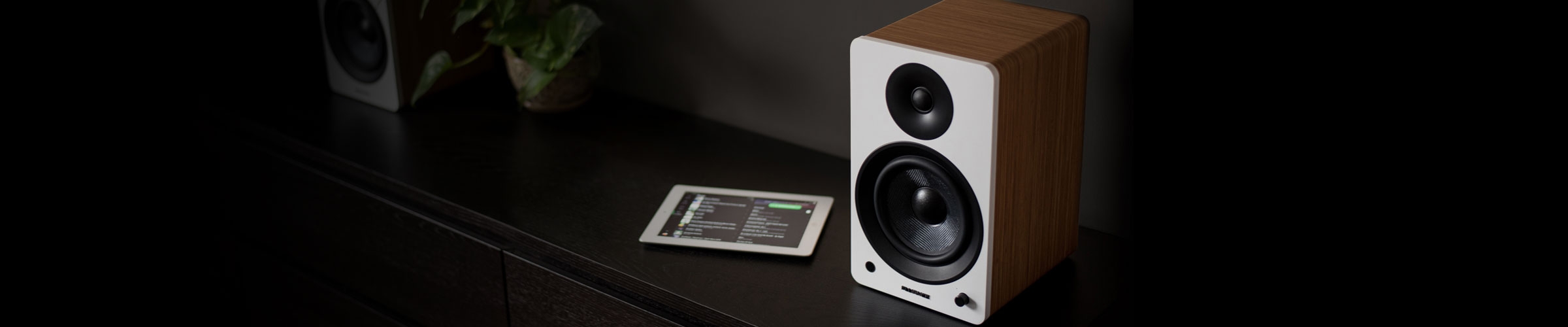 Powered Bookshelf Speakers