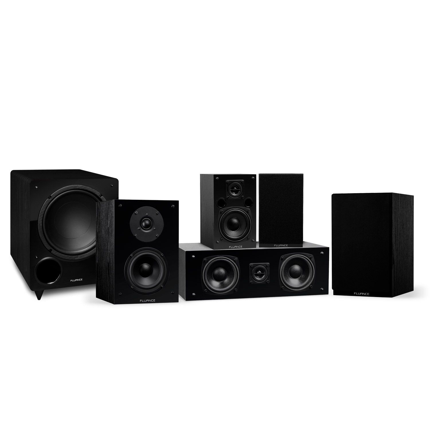 Elite Compact Surround Sound Home Theater 5.1 Channel Speaker System image